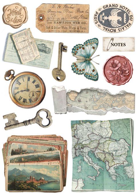 Ciao Bella, 8 Feuille de riz, Format A5 - Eastern journey