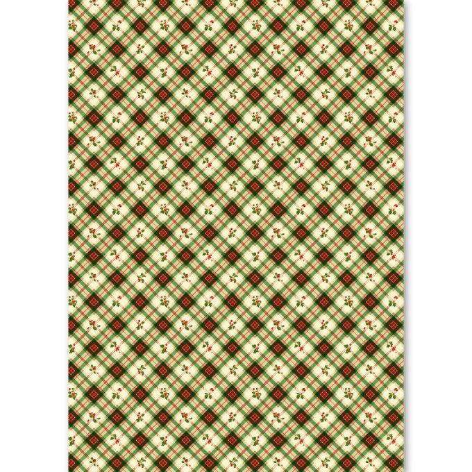 Ciao Bella, 8 Feuille de riz, Format A5 - Cozy christmas