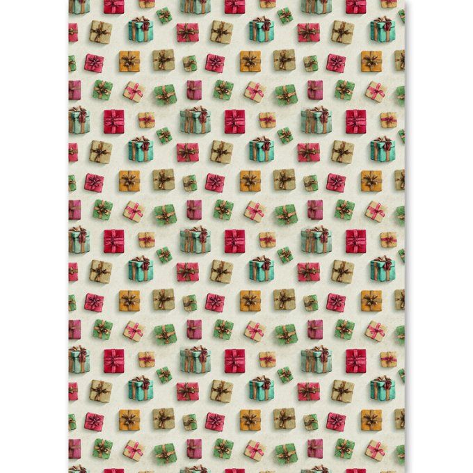 Ciao Bella, 8 Feuille de riz, Format A5 - Cozy christmas