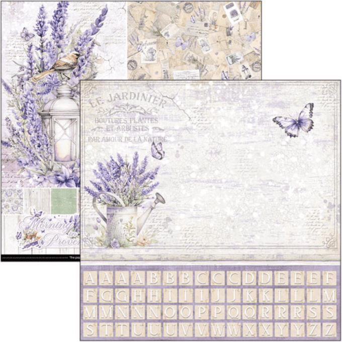 Ciao Bella, collection Morning in Provence, Patterns - 30x30cm - 8 feuilles - 190gsm