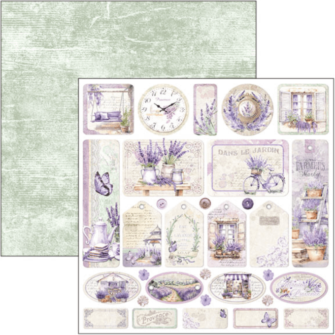 Ciao Bella, collection Morning in Provence, Patterns - 30x30cm - 8 feuilles - 190gsm