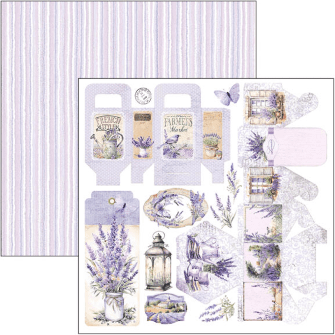 Ciao Bella, collection Morning in Provence, Patterns - 30x30cm - 8 feuilles - 190gsm