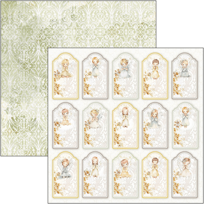 Ciao Bella, collection Blessing day, Patterns - 30x30cm - 8 feuilles - 190gsm 