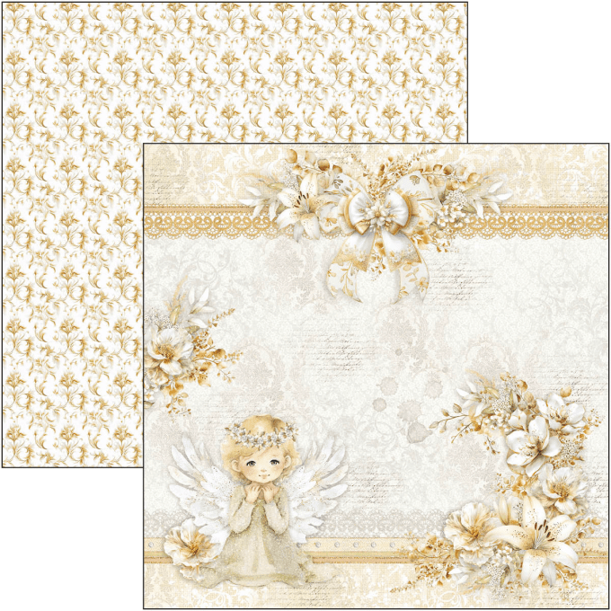 Ciao Bella, collection Blessing day, Patterns - 30x30cm - 8 feuilles - 190gsm 