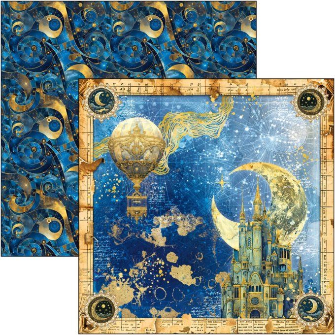 Ciao Bella, collection Celestial, Patterns - 30x30cm - 8 feuilles - 190gsm 