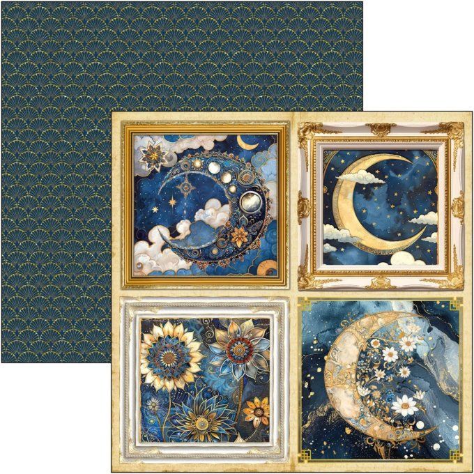 Ciao Bella, collection Celestial, Patterns - 30x30cm - 8 feuilles - 190gsm 