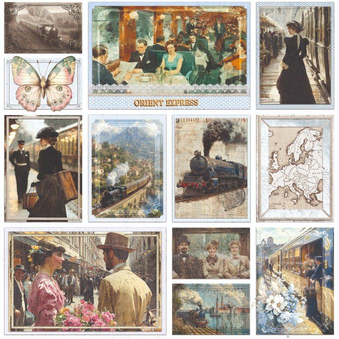 Ciao Bella, collection Eastern journey - Patterns - 30x30cm - 8 feuilles - 190gsm