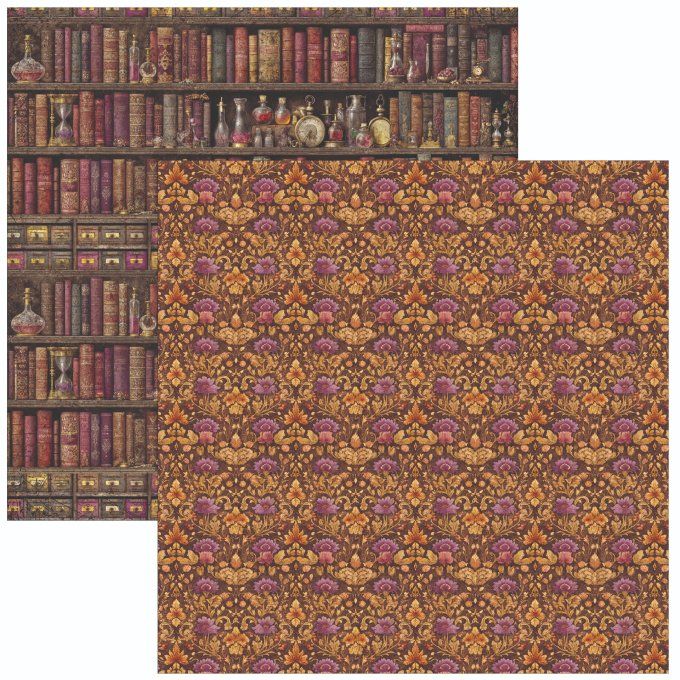 Ciao Bella, collection The chocolate factory - Patterns - 30x30cm - 8 feuilles - 190gsm