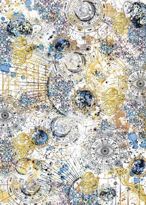 Ciao Bella, Papier vellum - collection Celestial,  Format A4 - 6 feuilles, 92g