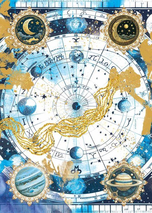 Ciao Bella, Papier vellum - collection Celestial,  Format A4 - 6 feuilles, 92g