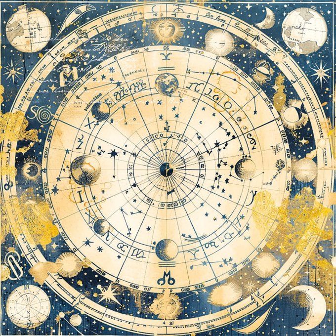 Ciao Bella, Papier vellum - collection Celestial - 15x15cm - 6 feuilles, 92g
