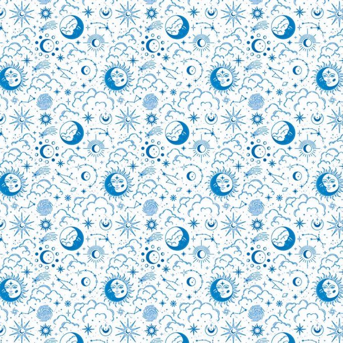 Ciao Bella, Papier vellum - collection Celestial - 15x15cm - 6 feuilles, 92g