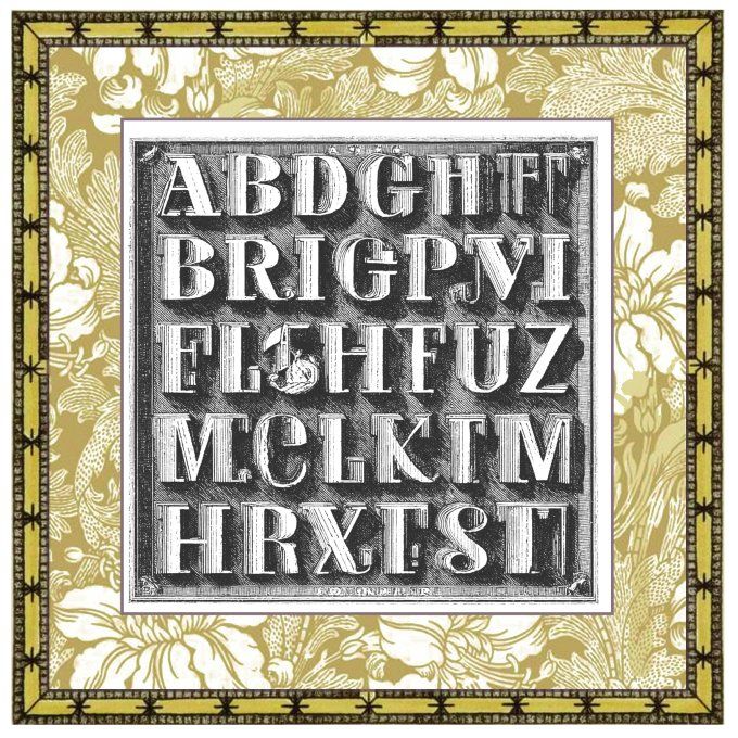 Deluxe paper & vellum, Ciao Bella, Typographic,  format 15x15cm environ - 6 feuilles