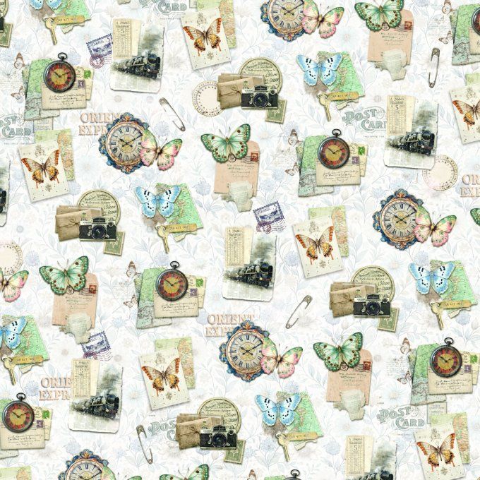 Deluxe paper & vellum, Ciao Bella, Eastern journey,  format 15x15cm environ - 6 feuilles