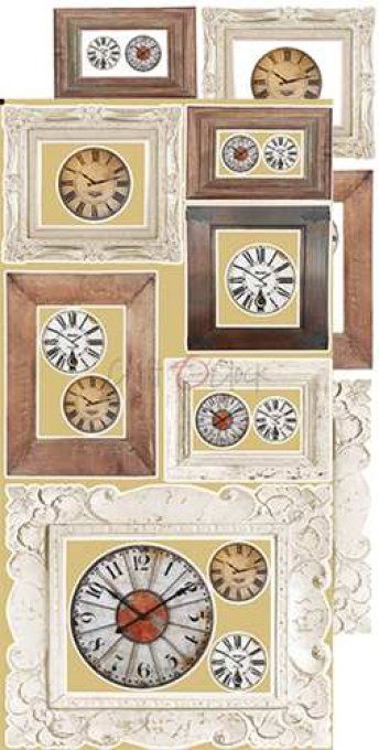 Ensemble de 12 feuilles, 15x30cm, collection : Autumn beauty - Craft O Clock - 250g - Women