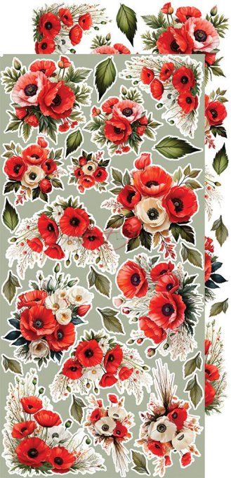 Ensemble de 18 feuilles, 15x30cm, collection : Heart of the sun, Craft O Clock, 250g