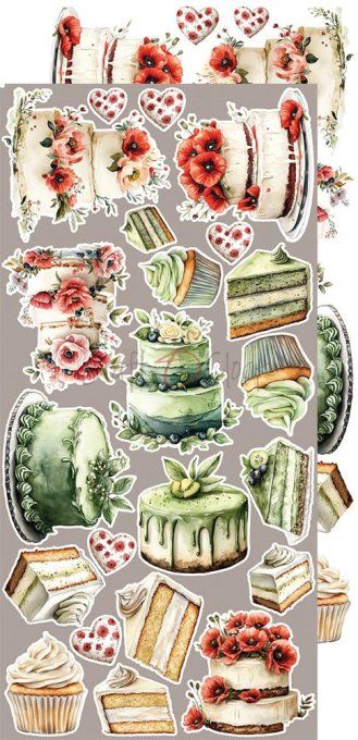 Ensemble de 18 feuilles, 15x30cm, collection : Heart of the sun, Craft O Clock, 250g