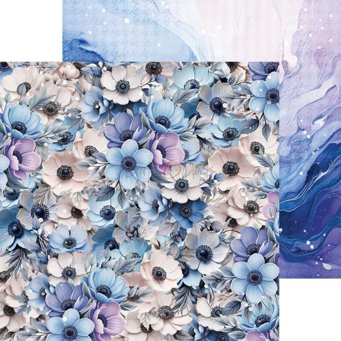 Ensemble de 24 feuilles, 20x20cm, collection : It's my party - Craft O Clock, 250g