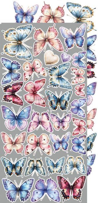 Ensemble de 18 feuilles, 15x30cm, collection : It's my party, Craft O Clock, 250g