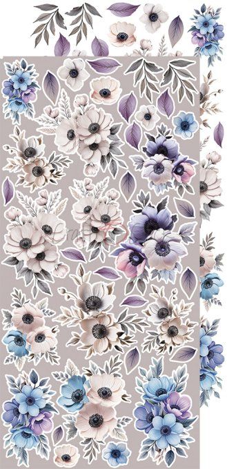Ensemble de 18 feuilles, 15x30cm, collection : It's my party, Craft O Clock, 250g - mix