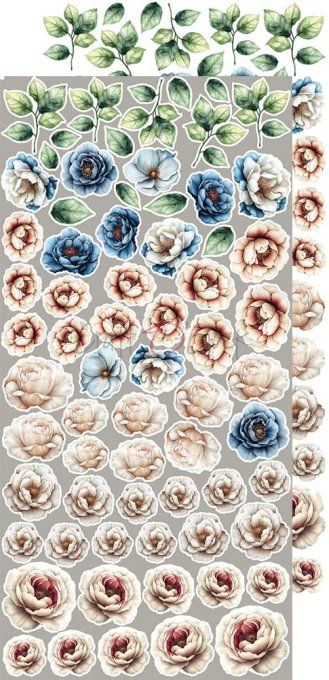 Ensemble de 18 feuilles, 15x30cm, collection : Mindfulness time, Craft O Clock, 250g 