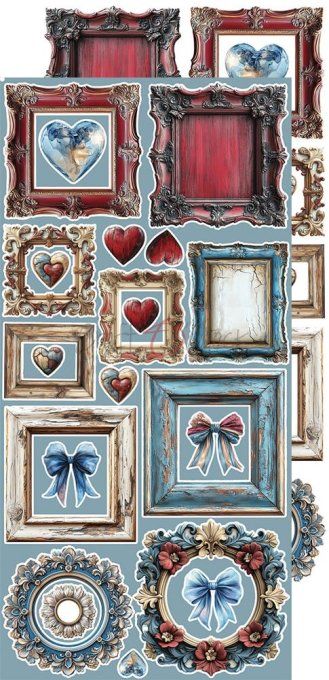 Ensemble de 18 feuilles, 15x30cm, collection : Mindfulness time, Craft O Clock, 250g