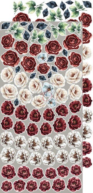 Ensemble de 18 feuilles, 15x30cm, collection : Mindfulness time, Craft O Clock, 250g - Mix