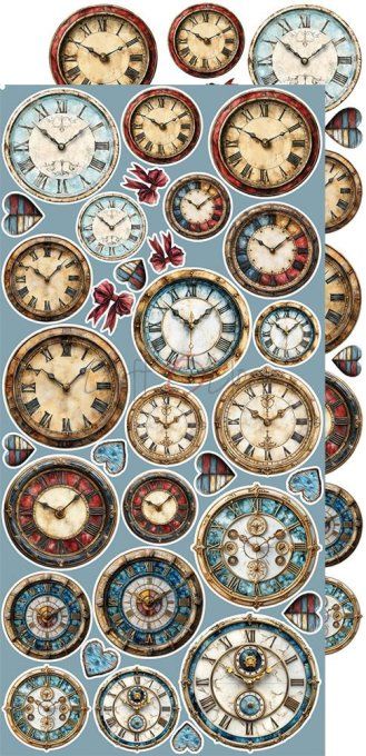 Ensemble de 18 feuilles, 15x30cm, collection : Mindfulness time, Craft O Clock, 250g - Mix