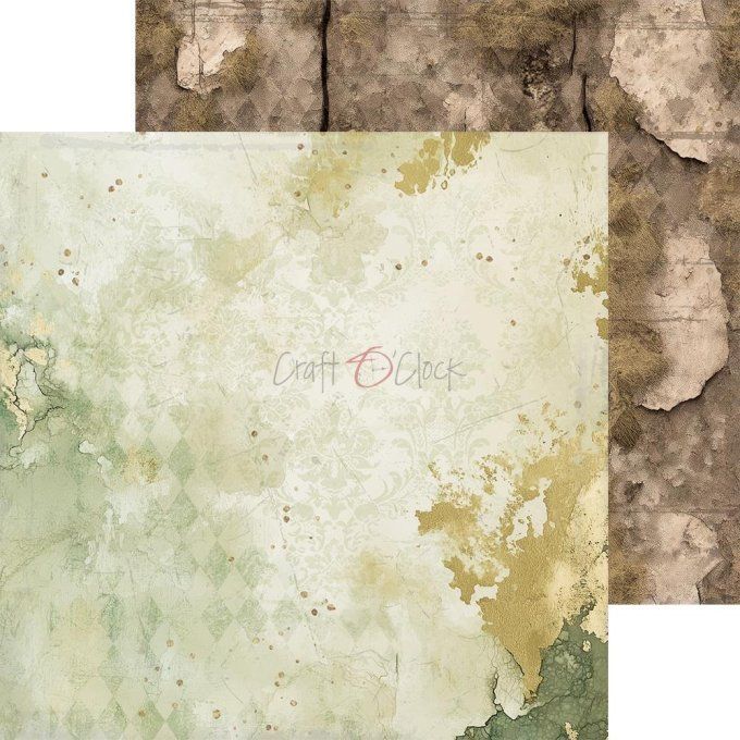Ensemble de 24 feuilles, 20x20cm, collection : Summer adventures - Craft O Clock, 250g