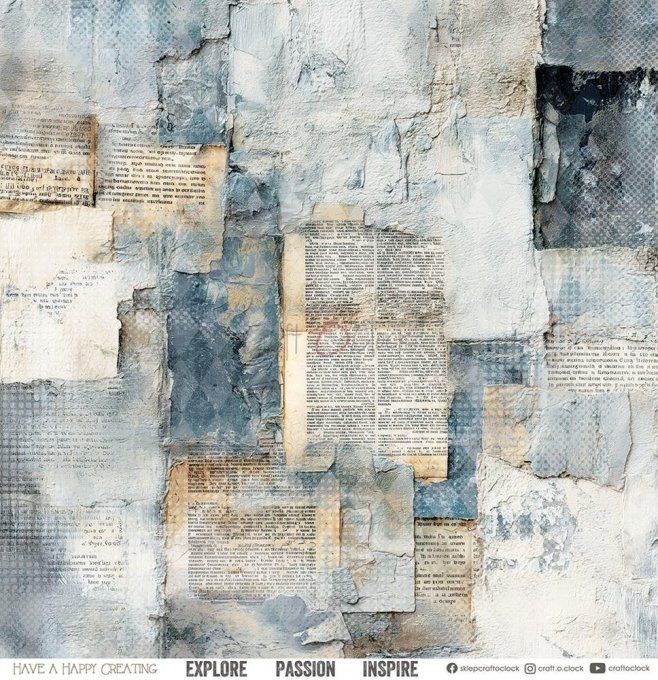 6 feuilles, 30x30cm, collection : Timeless Grace - Craft O Clock, 250g