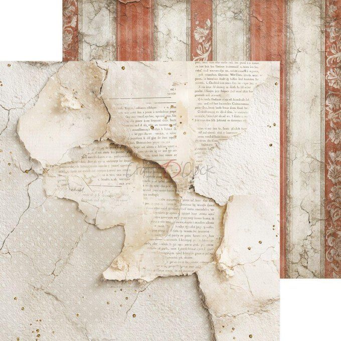 24 feuilles, 20x20cm, collection : Timeless Grace - Craft O Clock, 250g - Basic paper