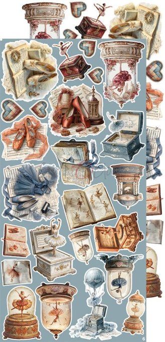 Ensemble de 18 feuilles, 15x30cm, collection : Timeless Grace, Craft O Clock, 250g