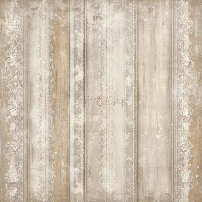 24 feuilles, 20x20cm, collection : Lifetime Loving You universe - Craft O Clock, 250g