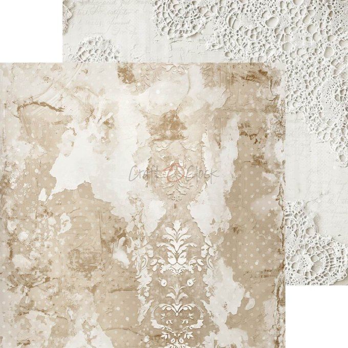 24 feuilles, 20x20cm, collection : Lifetime Loving You universe - Craft O Clock, 250g - Mix