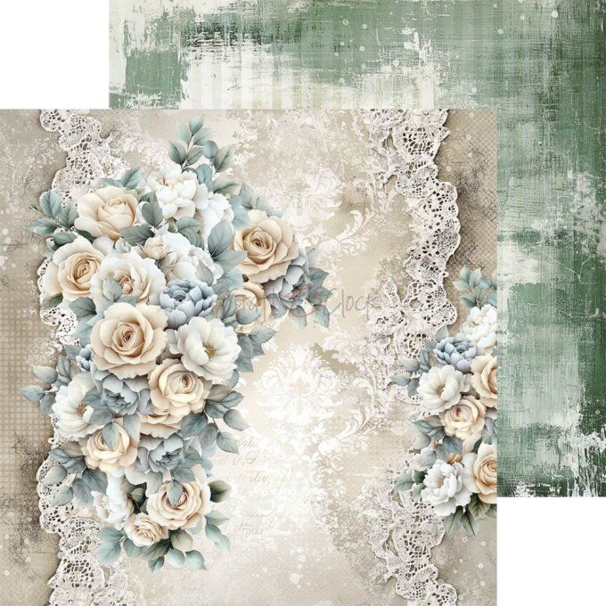 24 feuilles, 15x15cm, collection : Lifetime Loving you - Craft O Clock, 250g