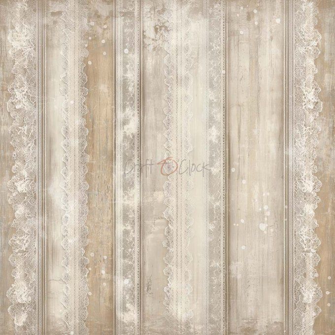 24 feuilles, 15x15cm, collection : Lifetime Loving you - Craft O Clock, 250g