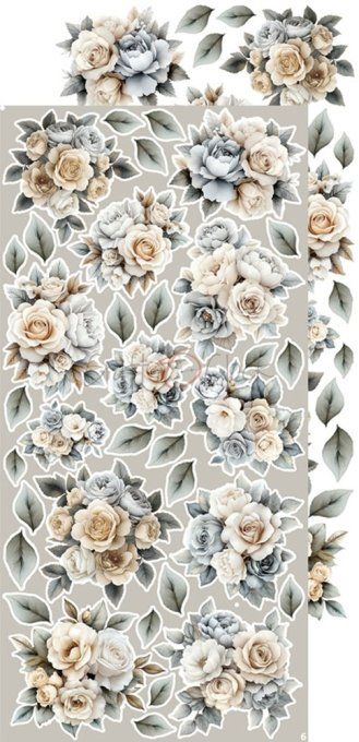 Ensemble de 18 feuilles, 15x30cm, collection : Lifetime Loving You, Craft O Clock, 250g