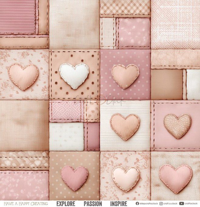 6 feuilles, 30x30cm, collection : Baby Girl universe - Craft O Clock, 250g 