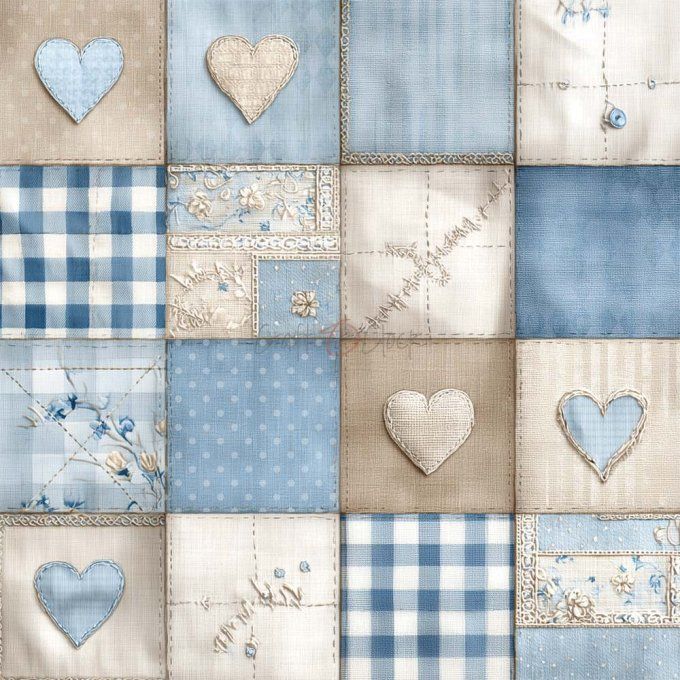 24 feuilles, 20x20cm, collection : Baby boy universe - Craft O Clock, 250g