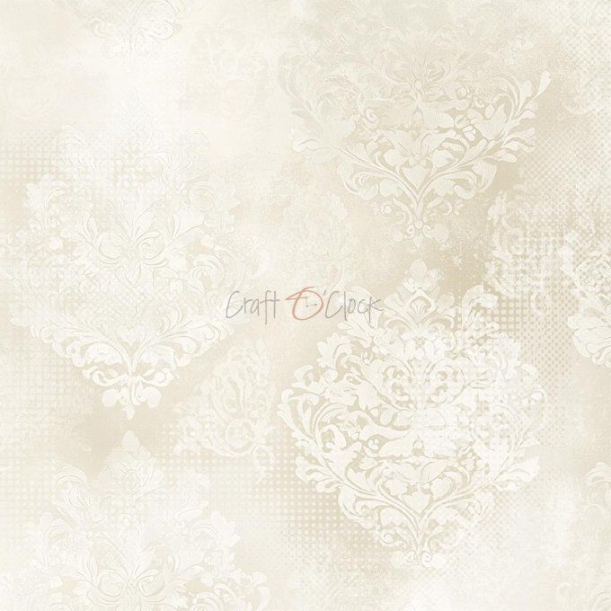 24 feuilles, 20x20cm, collection : Baby boy universe - Craft O Clock, 250g - Basic paper