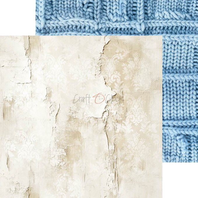 24 feuilles, 20x20cm, collection : Baby boy universe - Craft O Clock, 250g - Mix