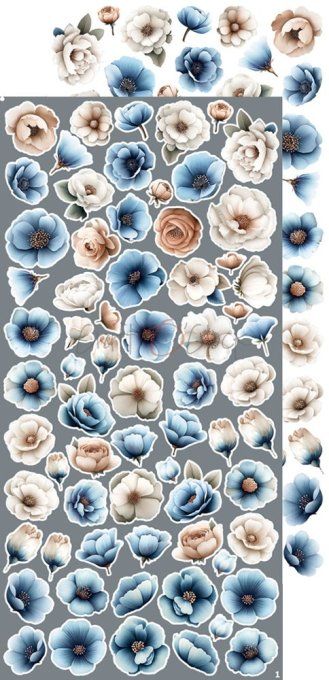 Ensemble de 18 feuilles, 15x30cm, collection : Baby boy universe, Craft O Clock, 250g