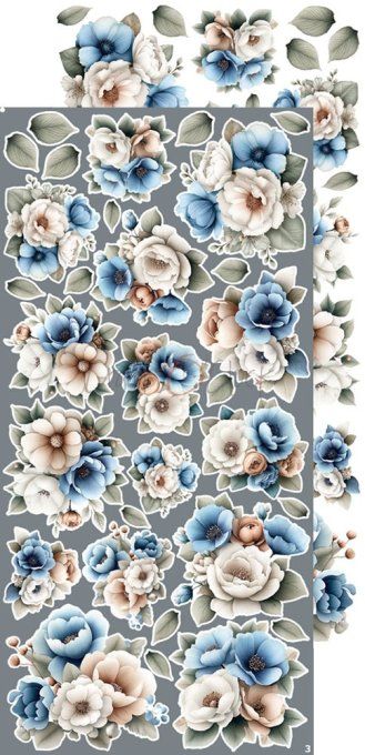 Ensemble de 18 feuilles, 15x30cm, collection : Baby boy universe, Craft O Clock, 250g  - mix