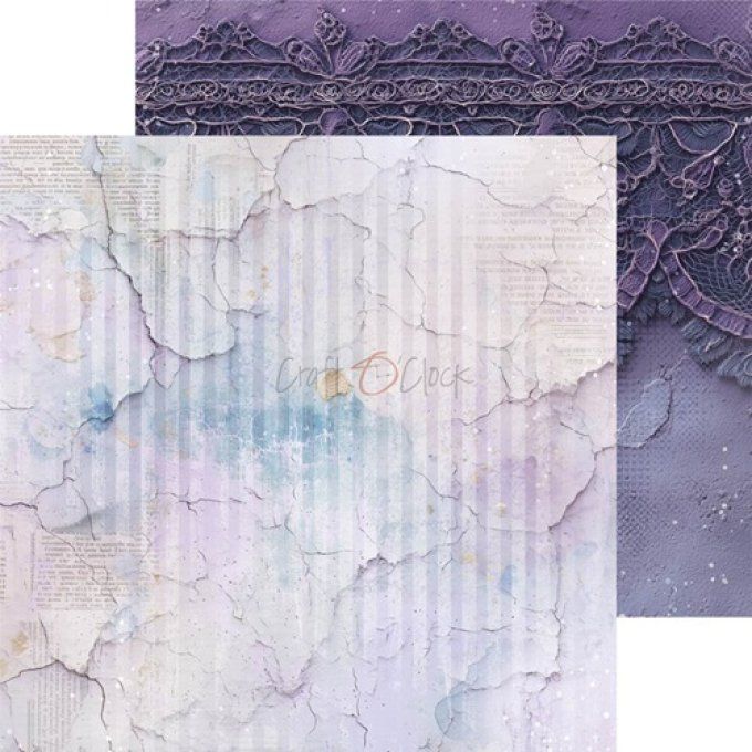 24 feuilles, 20x20cm, collection : Flowers of delight - Craft O Clock, 250g - Basic