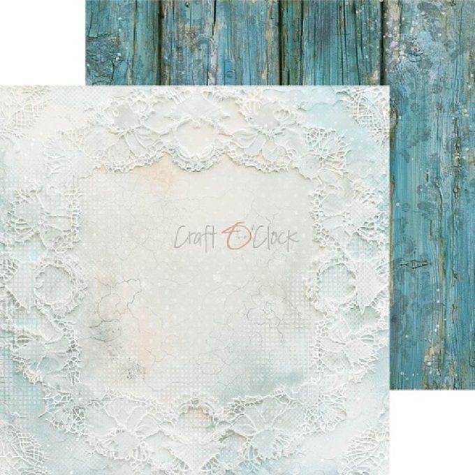 24 feuilles, 20x20cm, collection : Flowers of delight - Craft O Clock, 250g - Basic