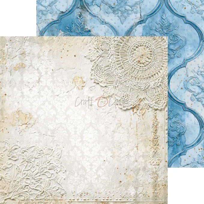 24 feuilles, 20x20cm, collection : Mr and Mrs Elegance - Craft O Clock, 250g  - Basic
