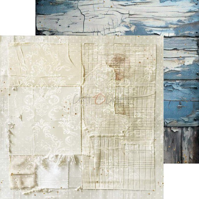 24 feuilles, 20x20cm, collection : Mr and Mrs Elegance - Craft O Clock, 250g  - Mix