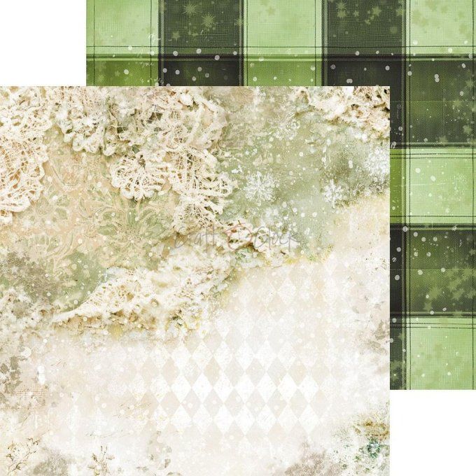 24 feuilles, 20x20cm, collection : Spirit of christmas - Craft O Clock, 250g - Mix