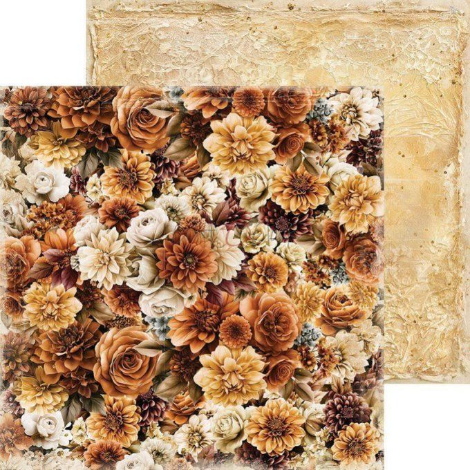 24 feuilles, 20x20cm, collection : Shades of nature - Craft O Clock, 250g