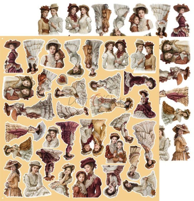 8 feuilles, 30x31cm, collection : Shades of nature - Craft O Clock, 250g - Mix
